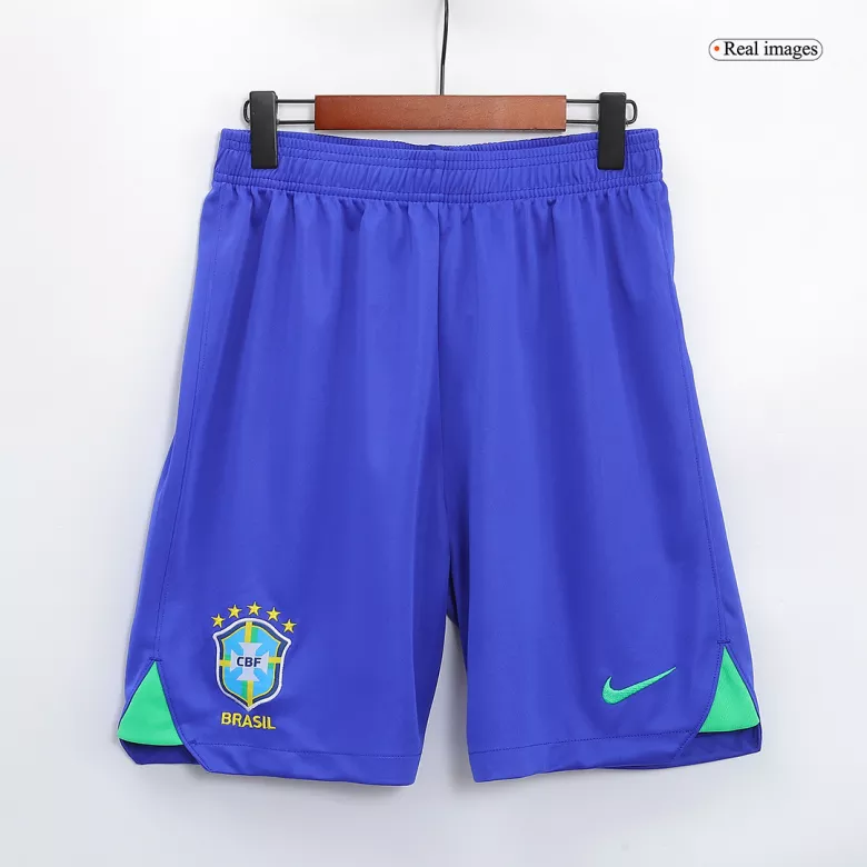 Brazil Home Soccer Shorts 2022 - gogoalshop