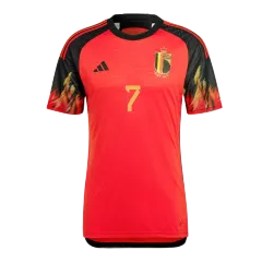 DE BRUYNE #7 Belgium Home Authentic Jersey World Cup 2022 - gogoalshop