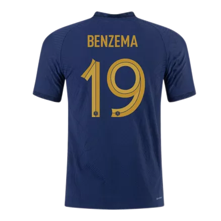 BENZEMA #19 France Home Authentic Jersey World Cup 2022 - gogoalshop