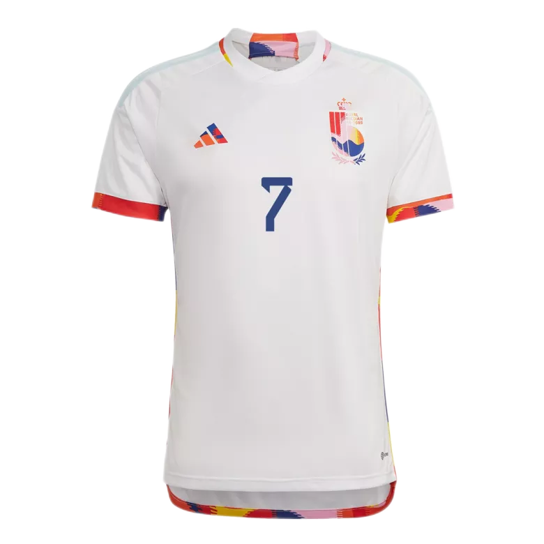 DE BRUYNE #7 Belgium Away Jersey Shirt World Cup 2022 - gogoalshop