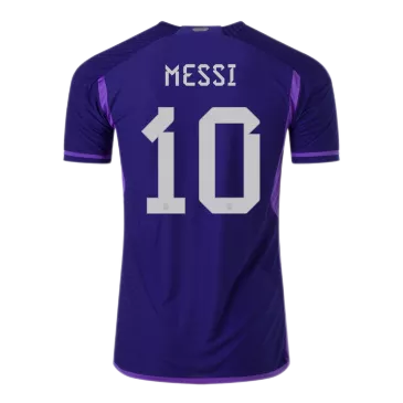Messi #10 Argentina Away Authentic Jersey World Cup 2022 - gogoalshop