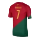 RONALDO #7 Portugal Home Authentic Jersey World Cup 2022 - gogoalshop