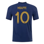 MBAPPE #10 France Home Authentic Jersey World Cup 2022 - gogoalshop