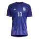 Messi #10 Argentina Away Jersey Shirt World Cup 2022 - gogoalshop