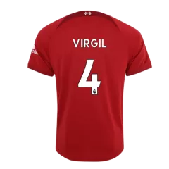 VIRGIL #4 Liverpool Home Jersey Shirt 2022/23 - gogoalshop