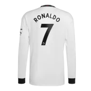 Ronaldo #7 Manchester United Away Long Sleeve Soccer Jersey 2022/23 - gogoalshop