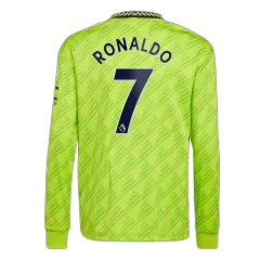 Ronaldo #7 Manchester United Third Away Long Sleeve Soccer Jersey 2022/23 - gogoalshop