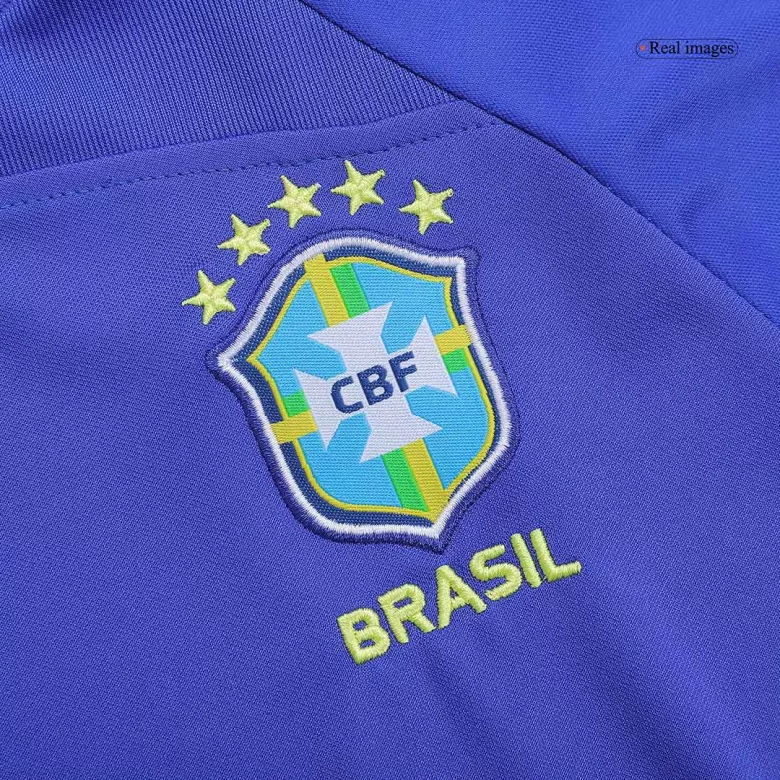 Brazil Away World Cup Kids Soccer Jerseys Kit 2022 - gogoalshop