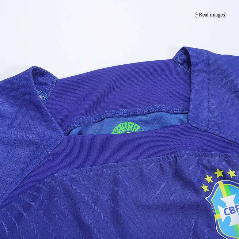 Brazil Away Authentic Soccer Jersey 2022 - gogoalshop