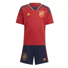 Spain Home World Cup Kids Jerseys Kit 2022 - gogoalshop