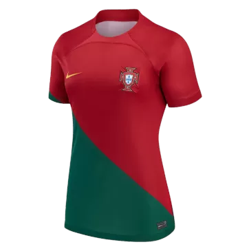 Portugal Home Jersey Shirt 2022 Women - gogoalshop