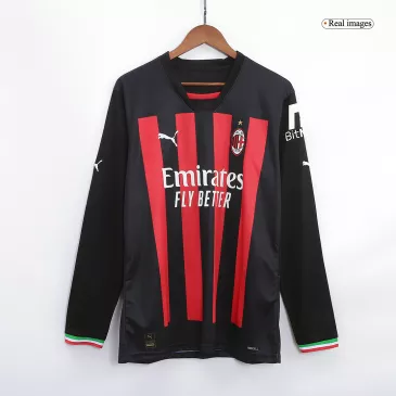 AC Milan Home Long Sleeve Jersey 2022/23 - gogoalshop