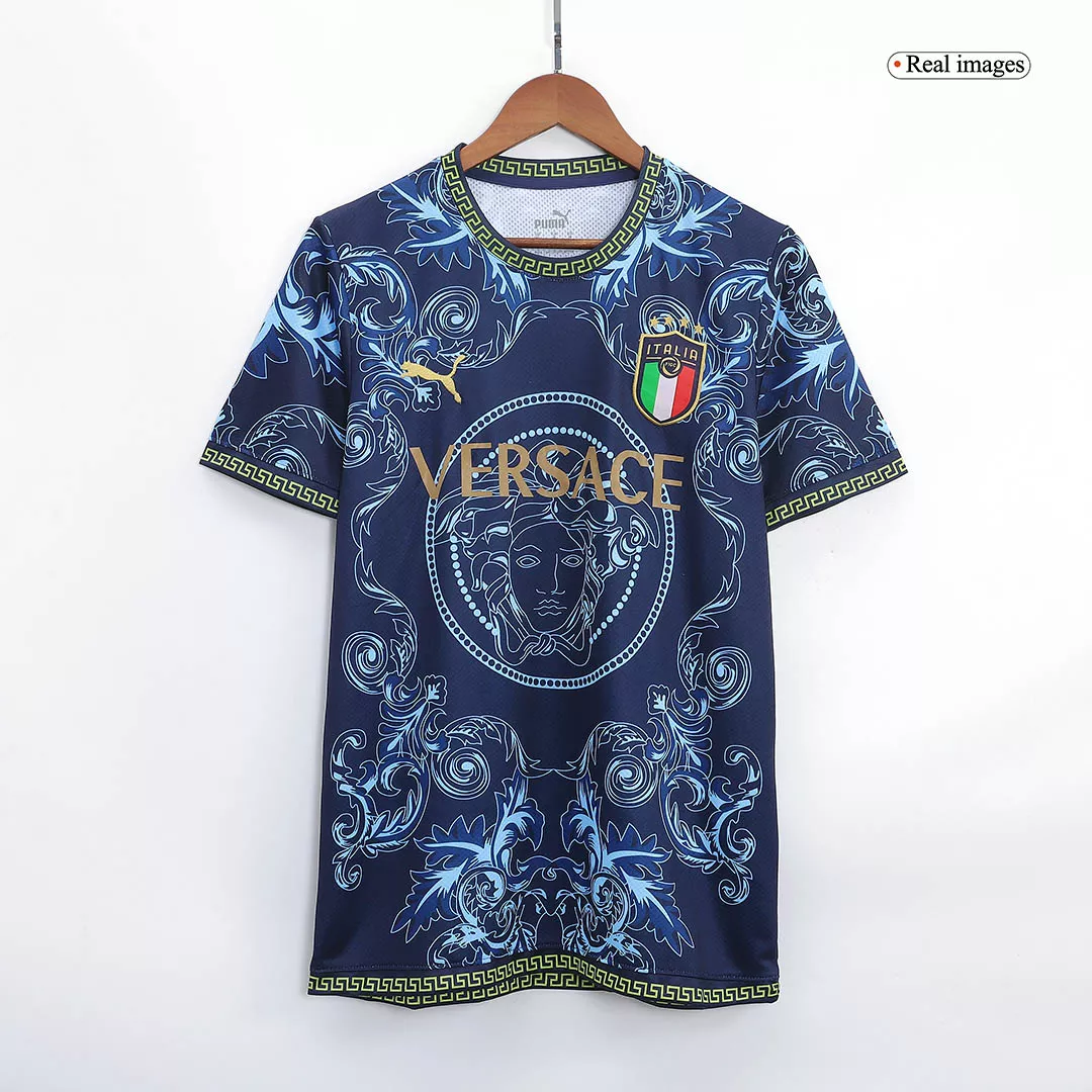 Replica Italy x Versace Special Soccer Jersey 2022 By Puma - gogoalshop