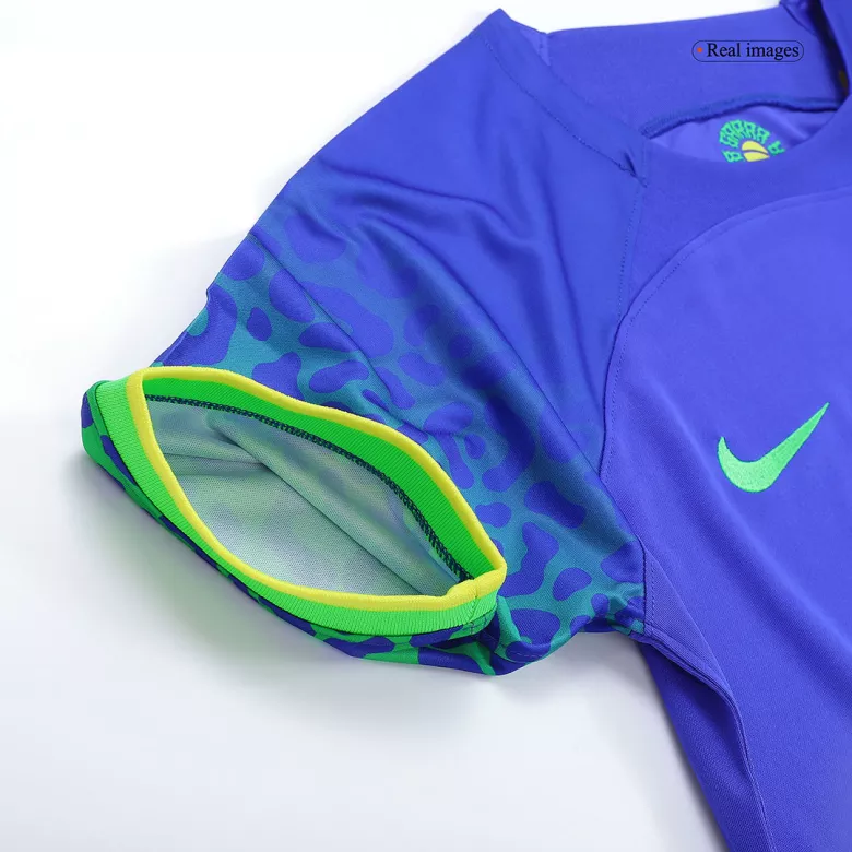 Nike Brazil Richarlison Home Jersey 22/23 w/ World Cup 2022 Patches (Dynamic Yellow/Paramount Blue) Size XL