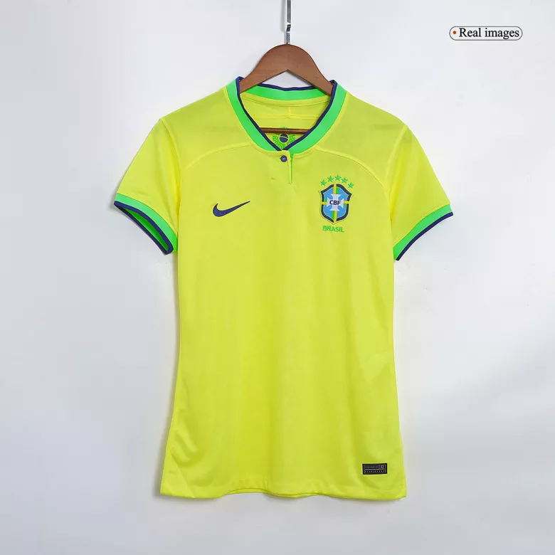 Brazil Home Jersey World Cup 2022 Women - gogoalshop