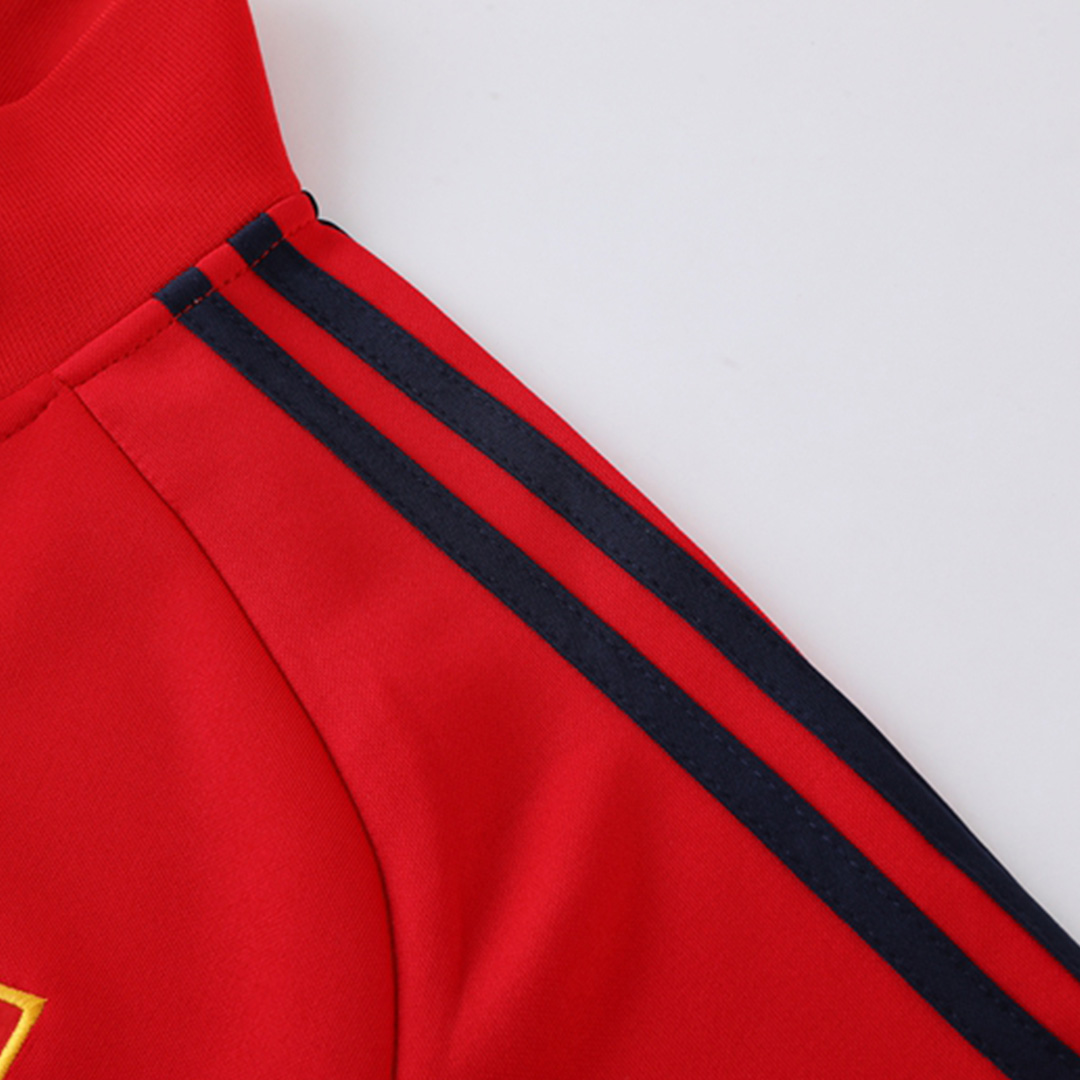 Spain Jacket Tracksuit 2022/23 Red - gogoalshop