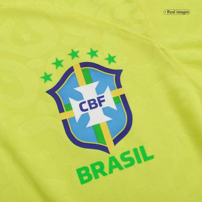 FABINHO #15 Brazil Home Authentic Jersey 2022 - gogoalshop