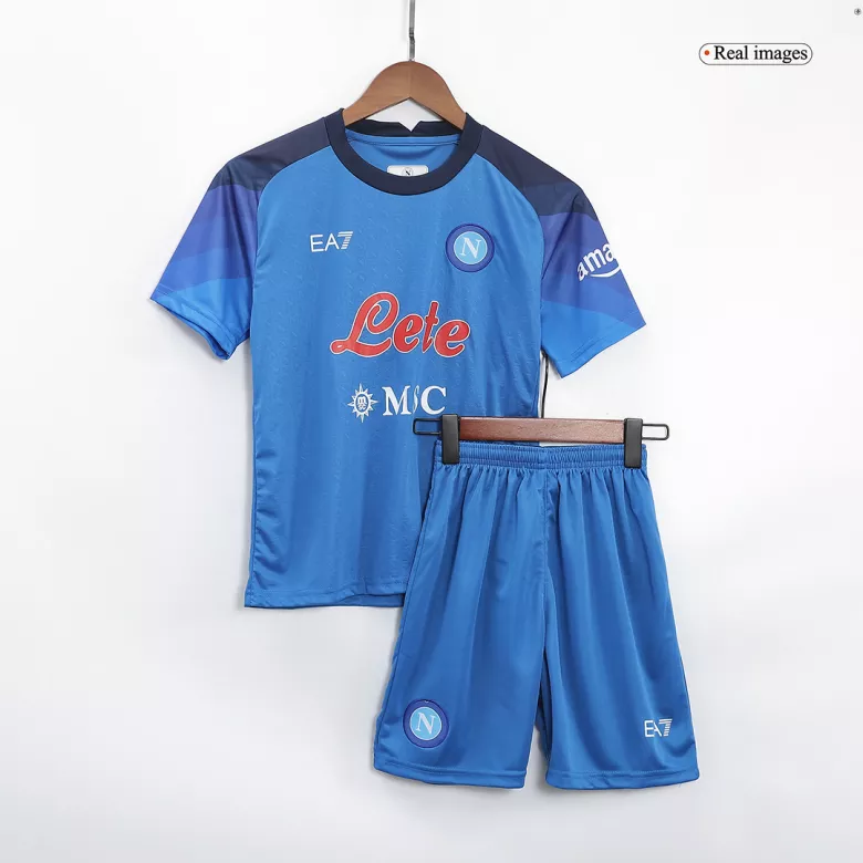 Napoli Home Kids Jerseys Full Kit 2022/23 - gogoalshop