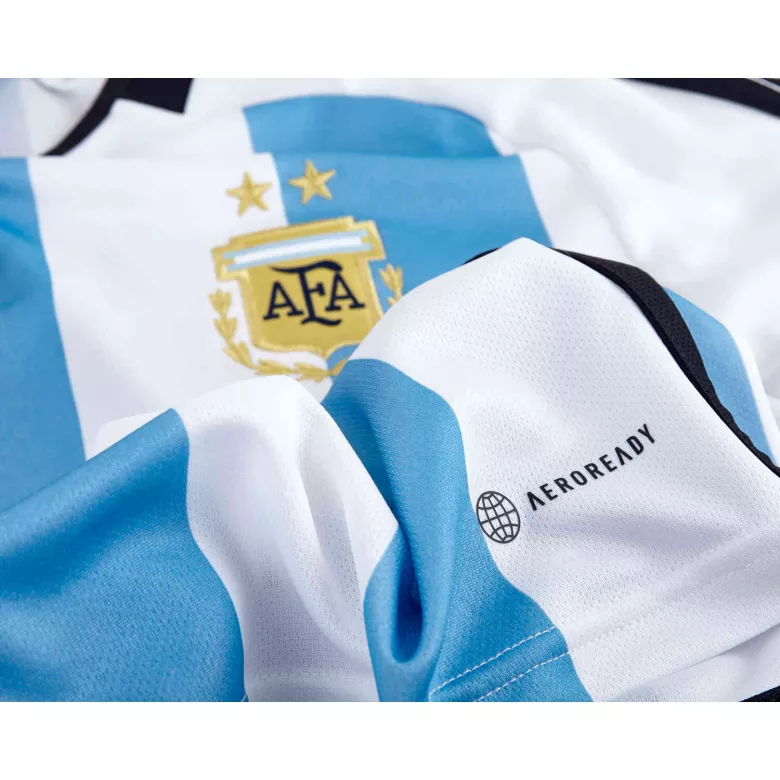 Messi #10 Argentina Home Soccer Jersey 2022 - gogoalshop