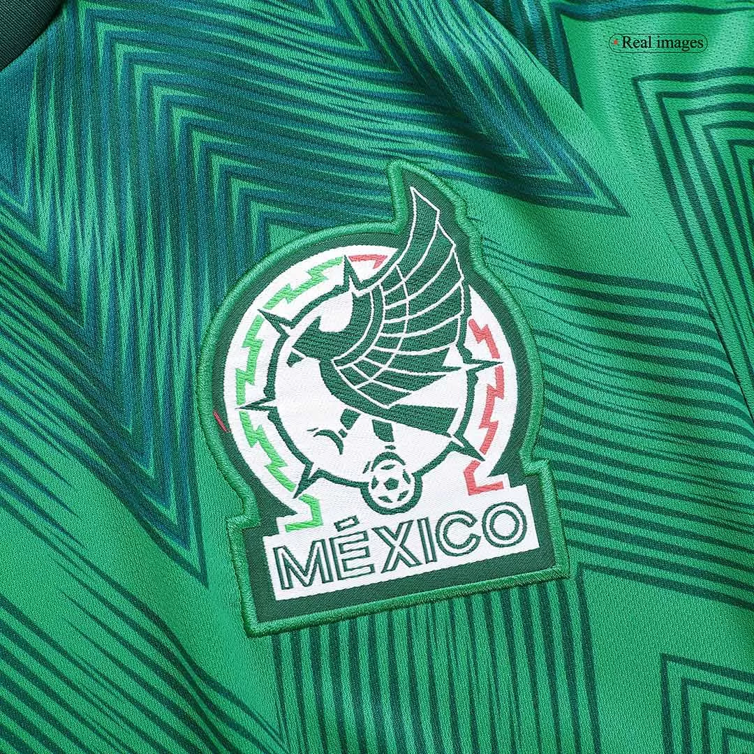Mexico Home Long Sleeve Soccer Jersey 2022