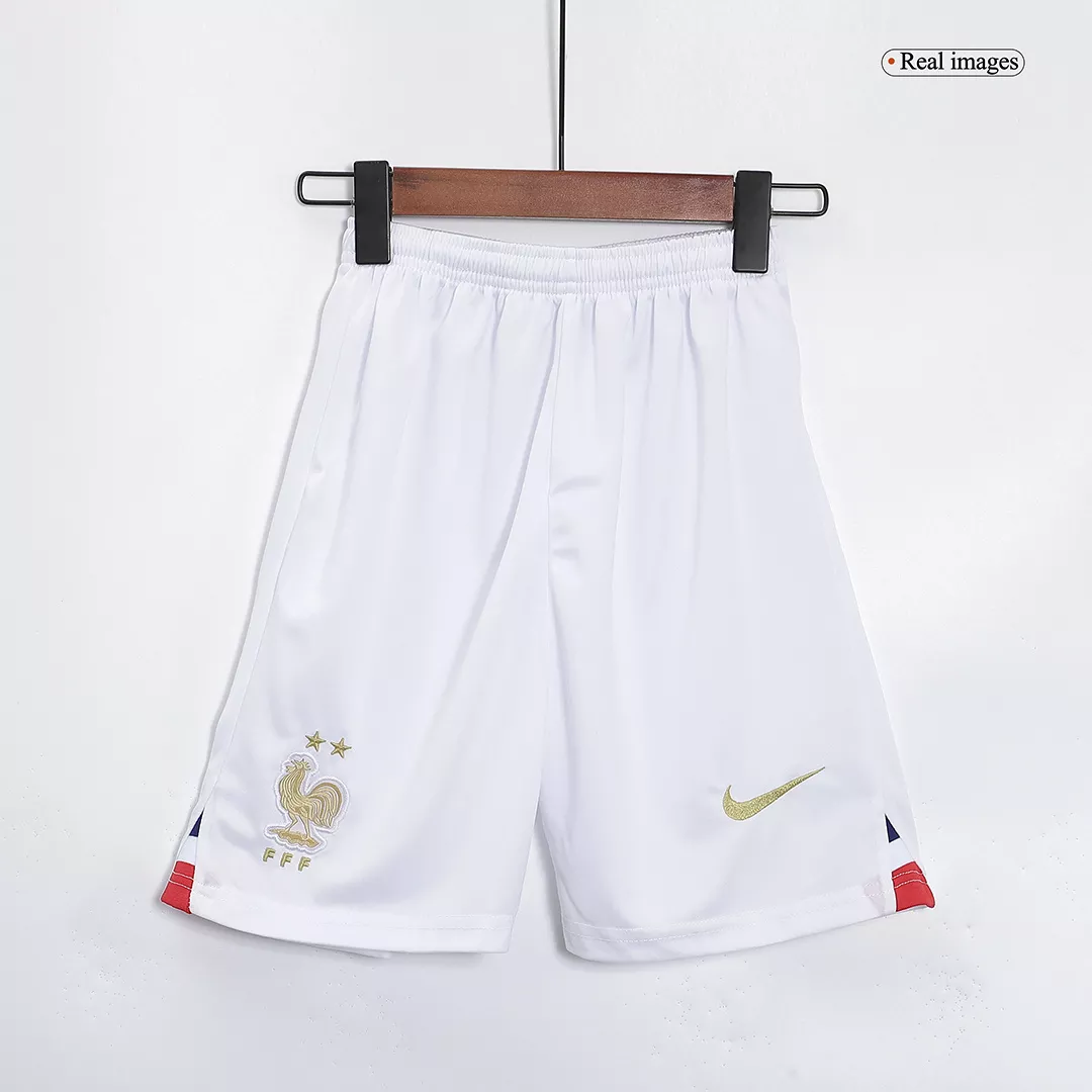 France Home World Cup Kids Jerseys Kit 2022 - gogoalshop