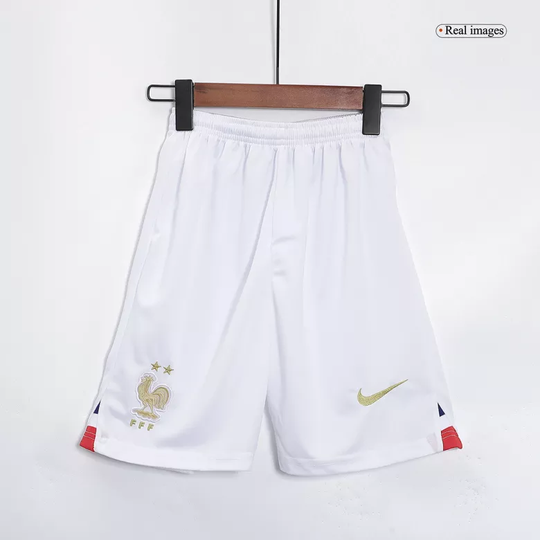 France Home World Cup Kids Jerseys Full Kit 2022 - gogoalshop