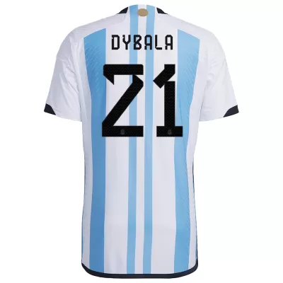 DYBALA #21 Argentina Home Authentic Jersey World Cup 2022 | Gogoalshop