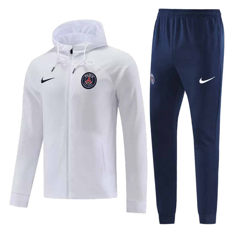 PSG Hoodie Tracksuit 2022/23 White - gogoalshop