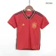 Spain Home World Cup Kids Jerseys Full Kit 2022 - gogoalshop