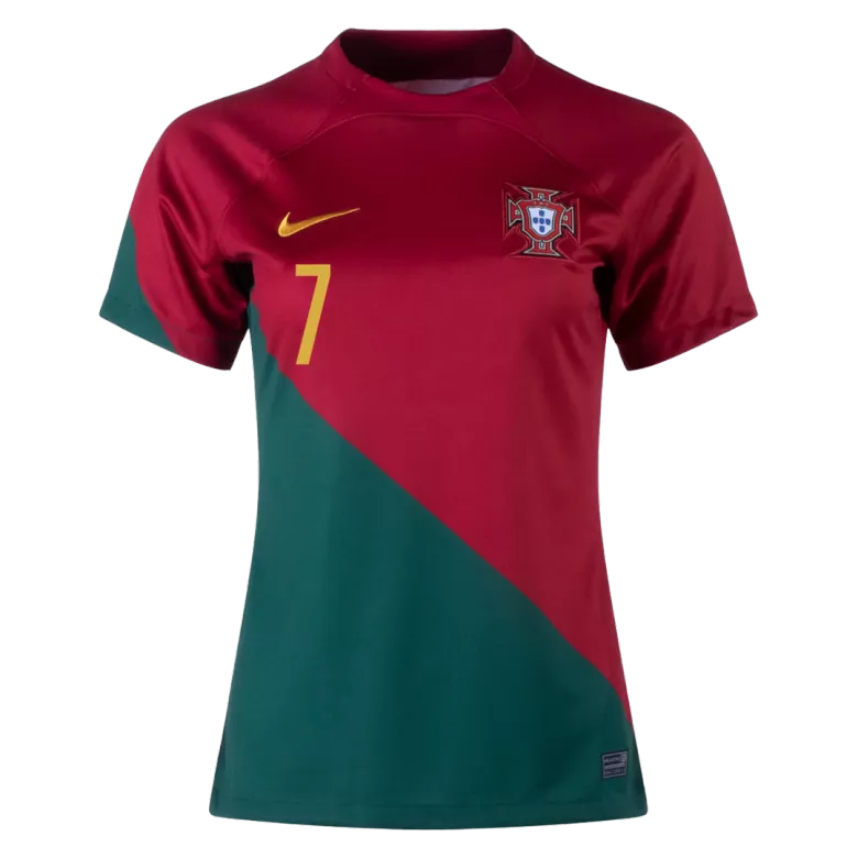 RONALDO #7 Portugal Home Jersey 2022 Women - gogoalshop