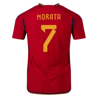 2018 スペイン代表　アウェイ　選手用　No.7 MORATA 2018 スペイン代表 アウェイ 選手用 No.7 MORATA