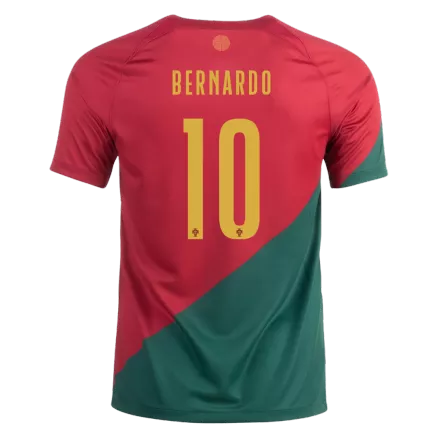 BERNARDO #10 Portugal Home Jersey World Cup 2022 - gogoalshop