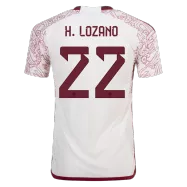 H.LOZANO #22 Mexico Away Authentic Jersey World Cup 2022 - gogoalshop