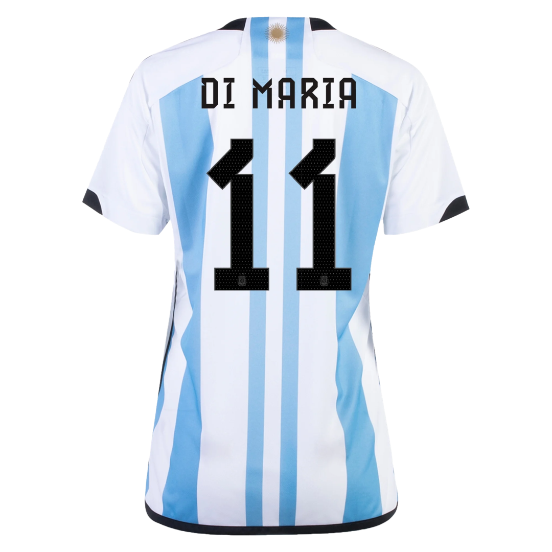 DI MARIA #11 Argentina Home Jersey World Cup 2022 Women | Gogoalshop
