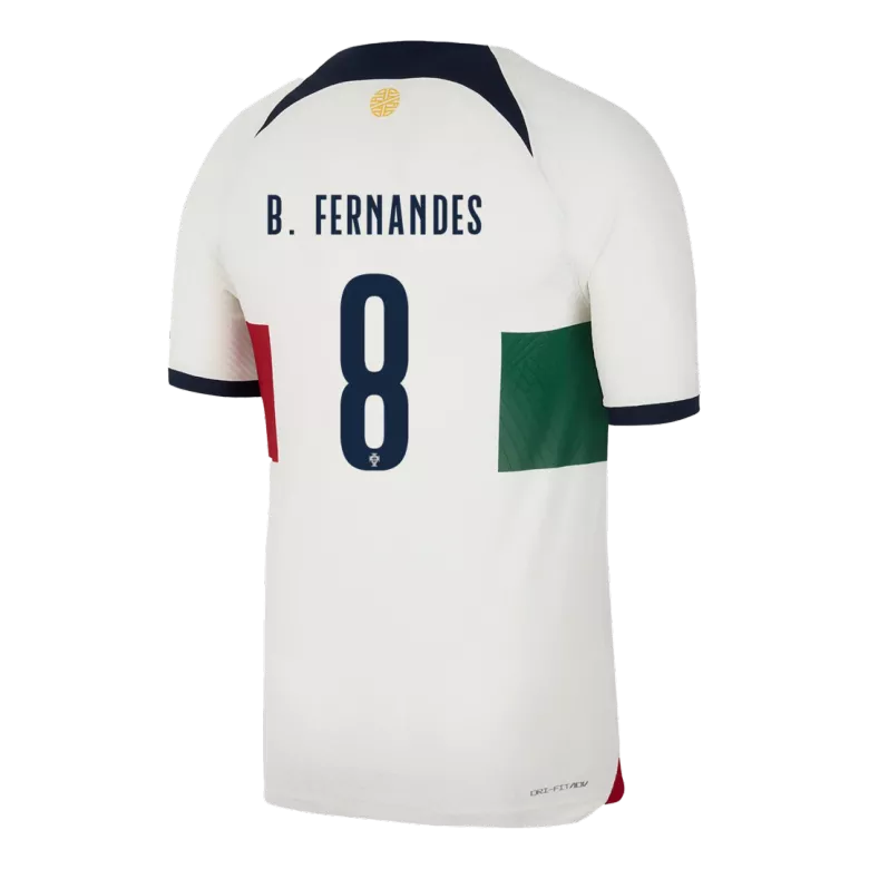 B.FERNANDES #8 Portugal Away Authentic Jersey World Cup 2022 - gogoalshop
