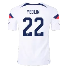 YEDLIN #22 USA Home Authentic Jersey World Cup 2022 - gogoalshop