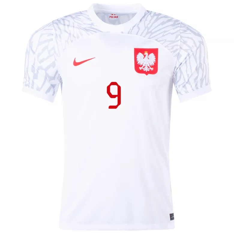 LEWANDOWSKI #9 Poland Home Jersey World Cup 2022 - gogoalshop