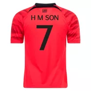 H M SON #7 South Korea Home Jersey World Cup 2022 - gogoalshop