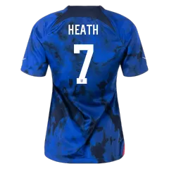 HEATH #7 USA Away Jersey World Cup 2022 Women - gogoalshop