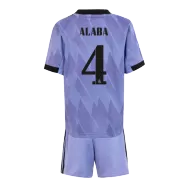 ALABA #4 Real Madrid Away Kids Jerseys Kit 2022/23 - gogoalshop