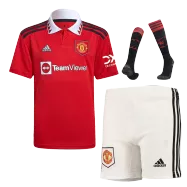 Manchester United Home Kids Jerseys Full Kit 2022/23 - gogoalshop