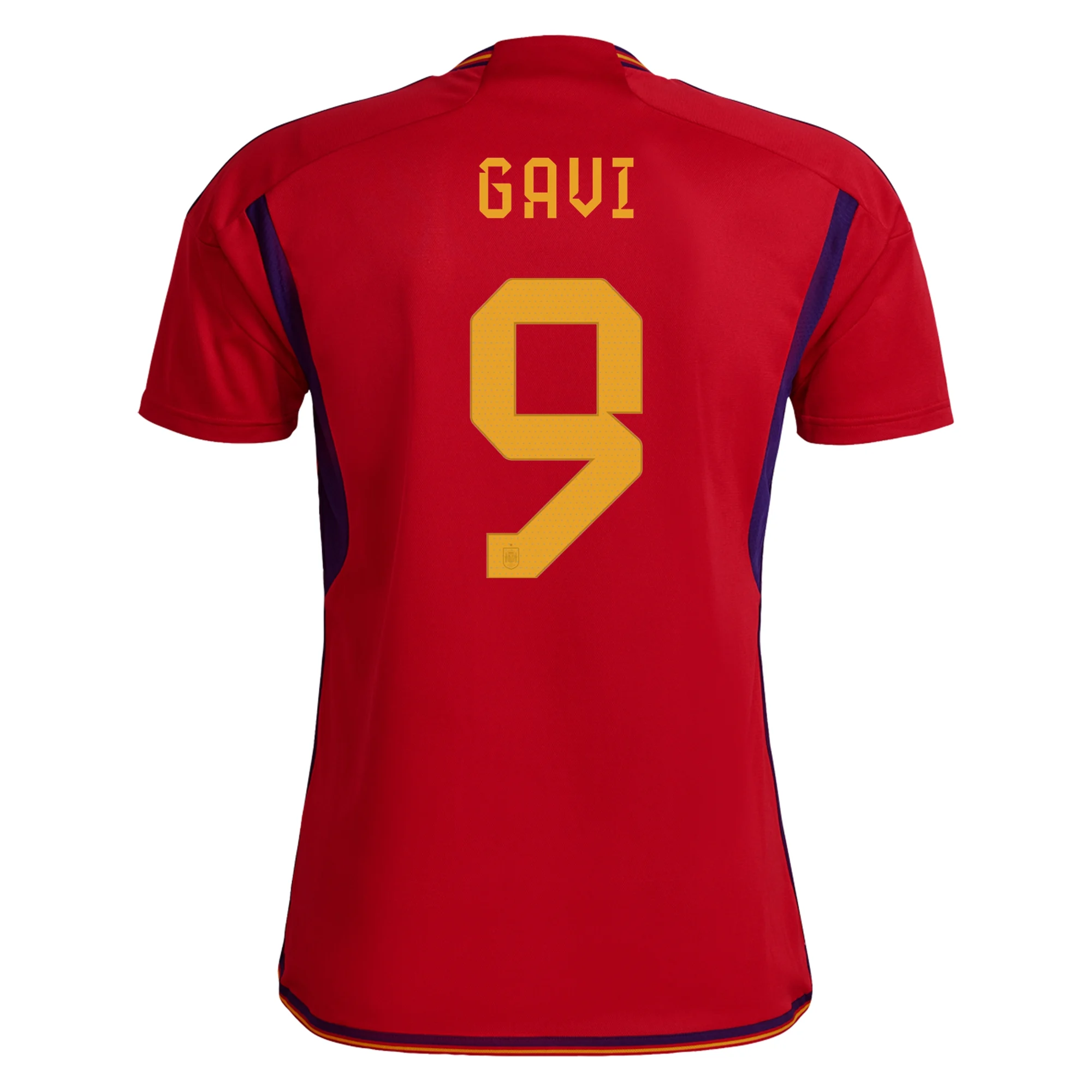 【新品・正規品】 スペイン代表 GAVI 9番 ユニフォーム GAVI #9 Spain Home Jersey World Cup 2022 | Gogoalshop