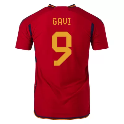 GAVI #9 Spain Home Authentic Jersey World Cup 2022 | Gogoalshop