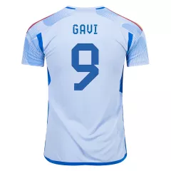 GAVI #9 Spain Away Jersey World Cup 2022 - gogoalshop