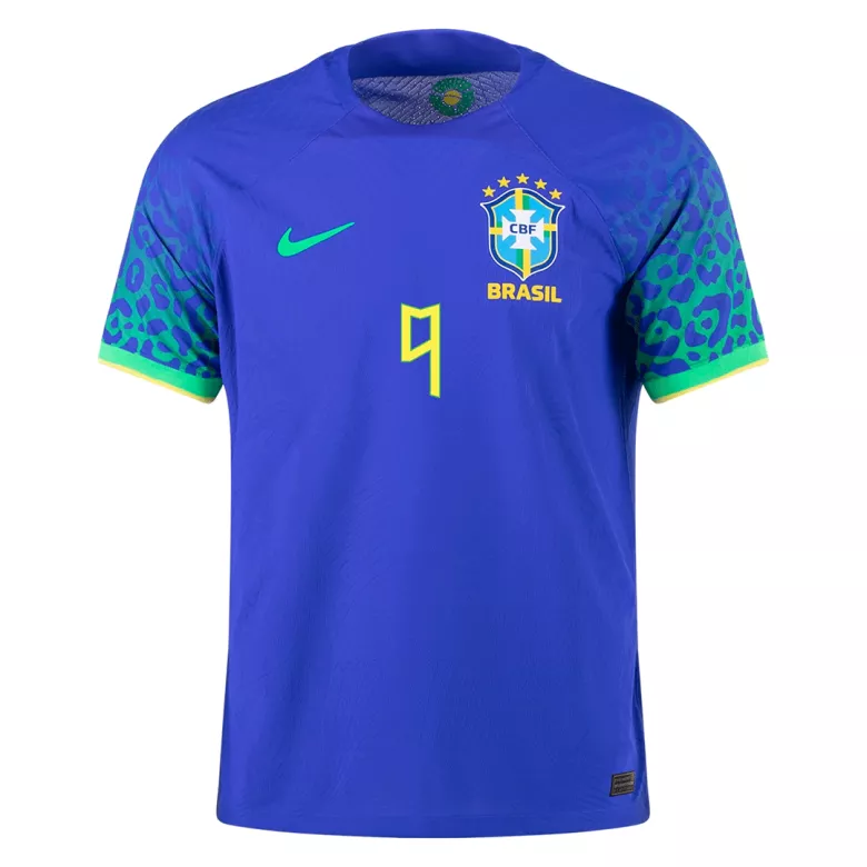 RICHARLISON #9 Brazil Away Authentic Jersey 2022 - gogoalshop