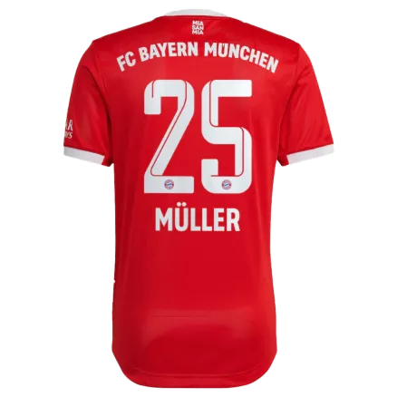 MÜLLER #25 Bayern Munich Home Authentic Jersey 2022/23 - gogoalshop