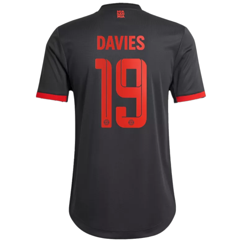 DAVIES #19 Bayern Munich Third Away Authentic Jersey 2022/23