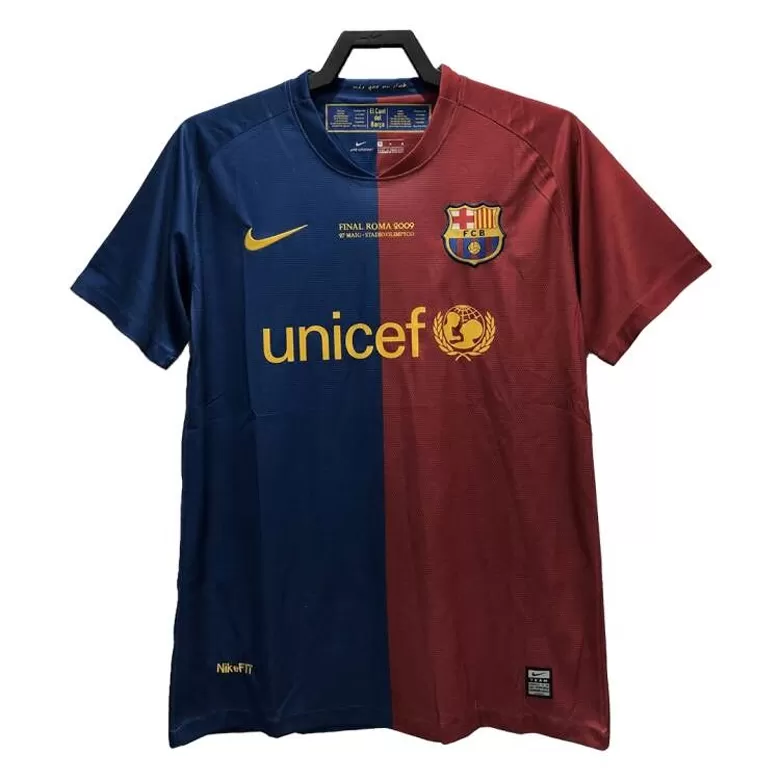 Vintage Soccer Shirts Barcelona Home Long Sleeve 2008/09 - UCL Final