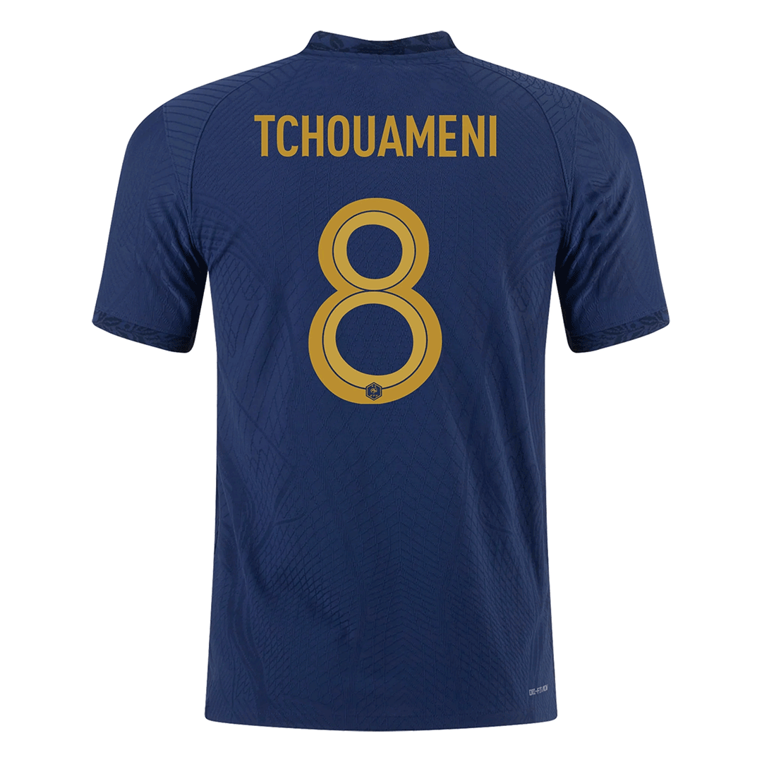 フランス代表 TCHOUAMENI オーセンティック8 ユニフォーム Lサイズ TCHOUAMENI #8 France Home Authentic Jersey World Cup 2022 | Gogoalshop