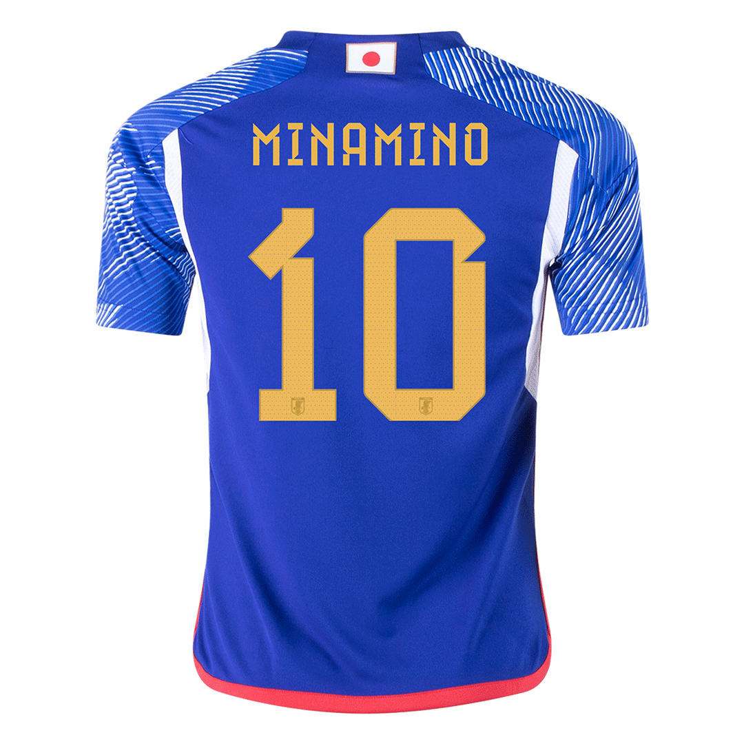 MINAMINO 10 日本代表 ユニフォーム Official KIRIN x Japan National Soccer Team Players T shirt